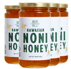 Healing Noni ® Hawaiian Noni Honey – 18oz Jar x 4