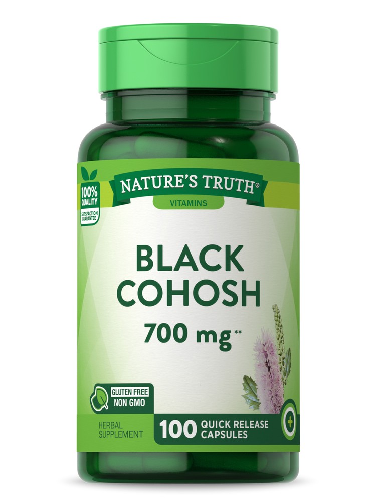 Black Cohosh 700mg | 100 Capsules | Non-GMO, Gluten Free | by Nature’s Truth