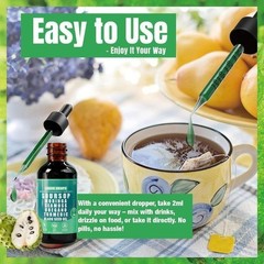 2Pcs Soursop Bitters Liquid Drops 10 in 1 with Sea Moss, Moringa, Black Seed Oil