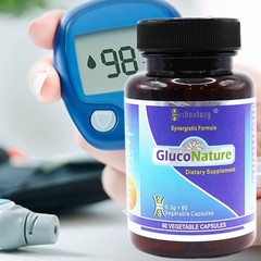 GlucoNature|Market Proven Blood Sugar Optimizer|60 Veg Capsules