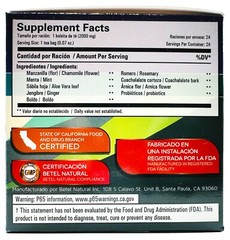 Gastribye Herbal Tea by Betel Natural – Natural Gastric Support – 24 Tea Bags