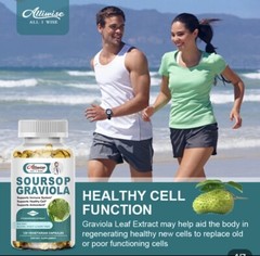 SOURSOP GRAVIOLA Capsules Supplement Support Digestion Healthy Skin Immunity