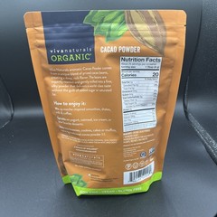 Viva Naturals #1 Best Certified Organic Cacao Powder 1 LB Exp 4/27