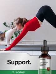 Hawthorn Berry Liquid Extract | 2 fl oz | Alcohol Free, Vegetarian | by Horbaach