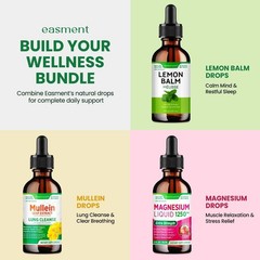 Alcohol-Free Herbal Mullein Extract Drops for Lung Comfort – & Non-Toxic