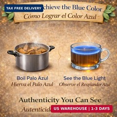 Palo Azul Herbal Tea (4 oz / 113g) – Authentic Kidneywood (Eysenhardtia polystac