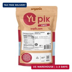 Yupik Organic Raw Pumpkin Seeds, No Shell, 2.2 lb (35.2 oz), Gluten-Free, Non-GM