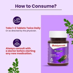 Baidyanath Moringa Tablets – 60 Tab | Helpful in Overall Health & Wellness |Help