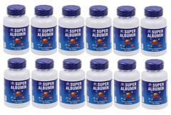 12 bottles Nu-Health Super Albumin 100 Tablets per bottle, FRESH, Made In USA