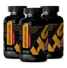 weight loss pills – GREEN COFFEE CLEANSE 800mg – whole body detox – 3 Bottles