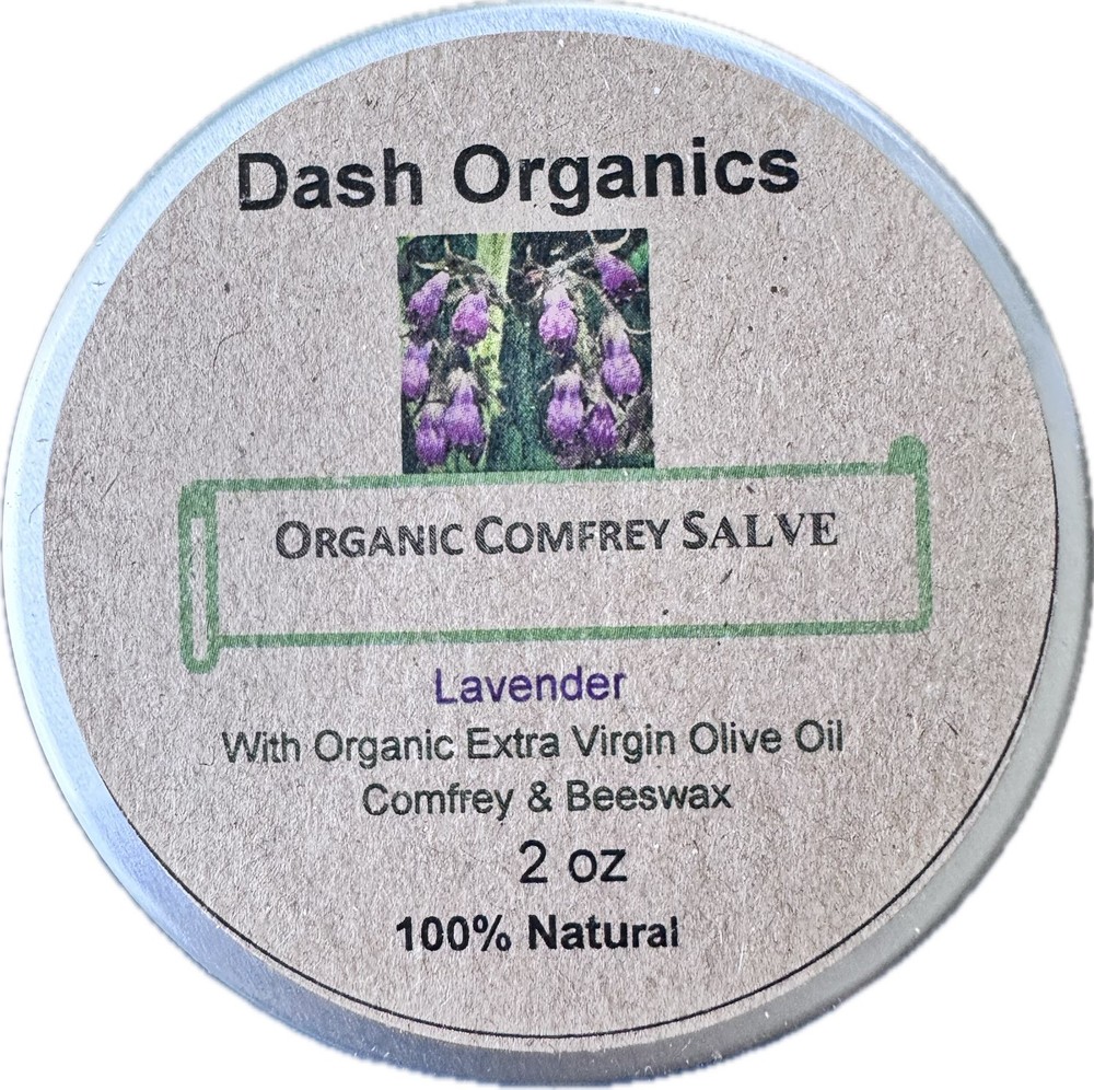 Herbal Salve | Organic Comfrey Salve | Nettle Balm | 2oz | Lavender
