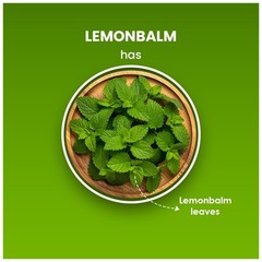 Lemon Balm Leaves Powder(Tea Cut Format) -Melissa Officinalis -Lemon Balm Tea