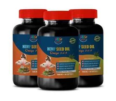 Mood blend – HEMP SEED OIL – wellness capsules 3 Bottles 180 Capsules