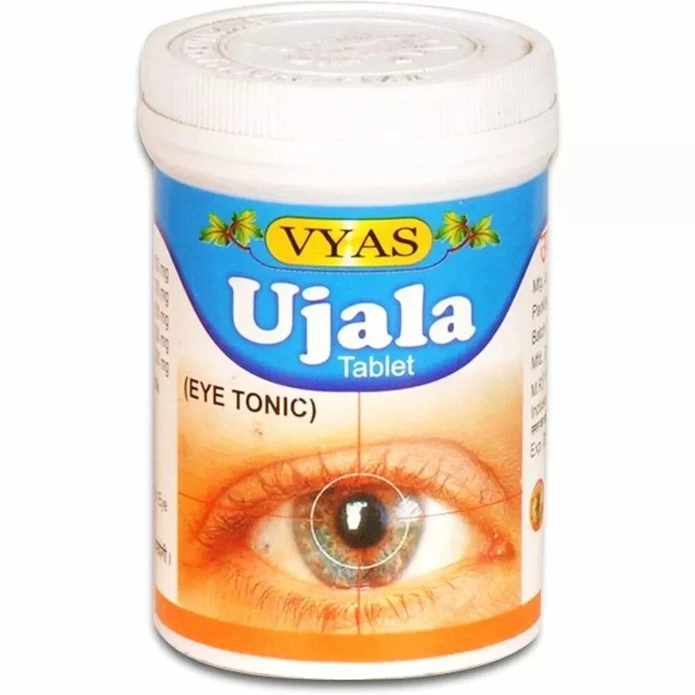 Vyas UJALA 100 Tablets Ayurvedic Herbal Ayurvedic Eye Wellness M648