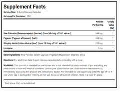 Prostate Aid Support Herbal Complex Saw Palmetto/Pygeum/Lycopene 200 Caps