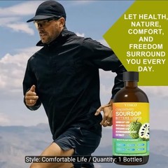 Soursop Bitters Liquid – Herbal Dietary Supplement – GUT, DIGESTION, Immune…