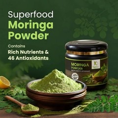 Moringa Oleifera Powder | 100% Pure Moringa Leaf | Natural Green Superfood