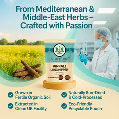 Pippali Capsules (Long Pepper)-6000mg (90%Piperine)-Heartburn&Indigestion-180Cap