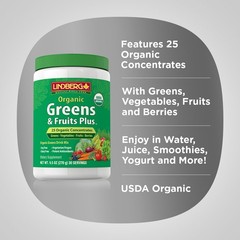 Organic Fruit and Vegetable Drink Mix | 9.5 oz | Vegan Powder | by Lindberg
