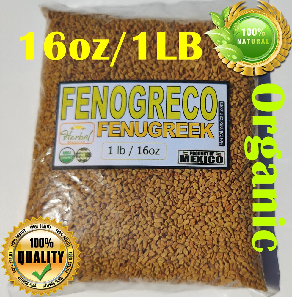 Fenogreco Semilla Entero Alholva Organic Fenugreek Seed Whole trigonella foenum