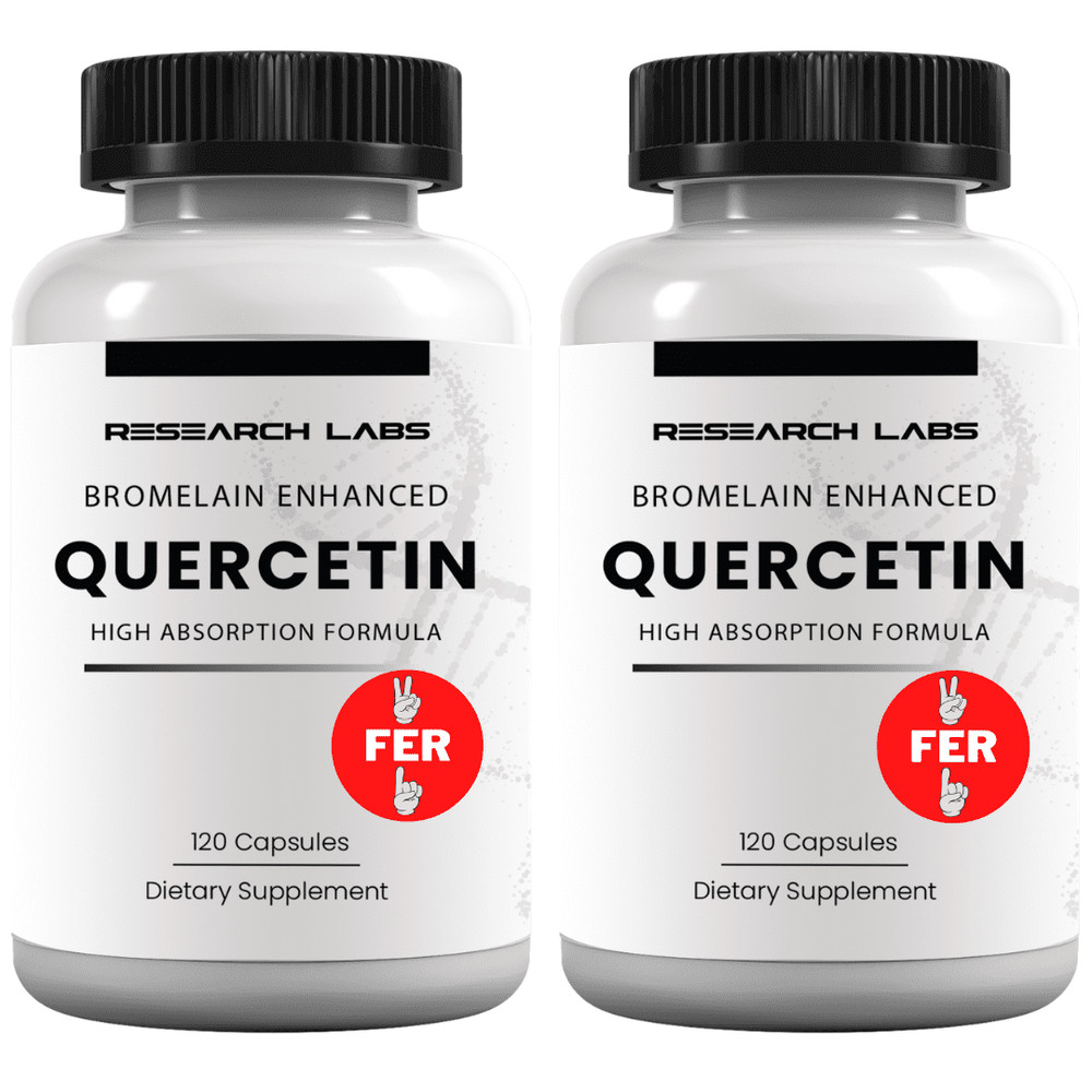 Quercetin w/Bromelain 800mg Supports Cardiovascular Immune AntiOxidant 240 Caps