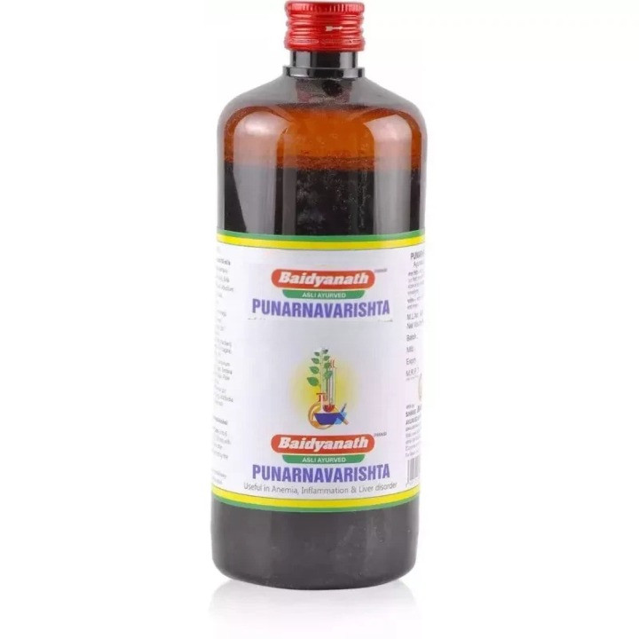 Baidyanath Punarnavarishta (450ml) Herbal Ayurvedic Wellness Tonic