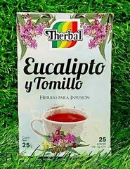 75 Tea bags Eucalyptus & Thyme Tea / Te de Eucalipto Y Tomillo 3 boxes