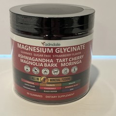 Adndale 90ct 15-in-1 Magnesium Glycinate Gummies 400 mg EXP 09/10/2028