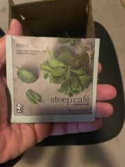 Steep Cafe By BIGELOW classic Mint Herb 50 Pack In Each Box