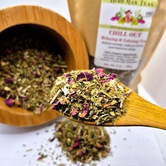 CHILL OUT TEA – Best Relaxing Tea to reduce Stress & anxiety by master herbalist