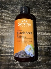 Serene Black Seed Bitters 100% Natural Organic 16 oz bottle
