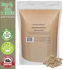1 lb. Mucuna Pruriens Bean Extract Powder Haba del Terciopelo Raw Pure No Filler