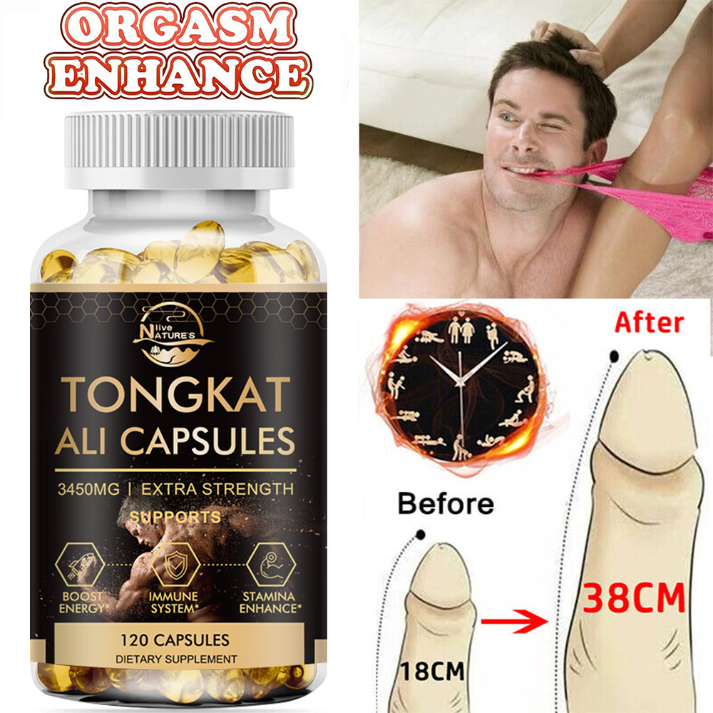 3450mg AliTongkat Extract 200:1 Strong Natural Testosterone Booster 120 Capsules