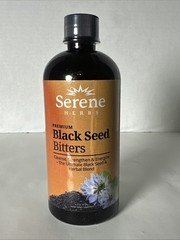 Serene Herbs Premium Black Seed Bitters 16fl Oz SEALED Exp 4/28