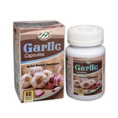Garlic Capsule, 60 Capsules, Herbal Dietary Supplement, Natural Remedy