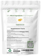 Micro Ingredients Oil of Oregano Softgels 6000mg Per Serving 300 Count