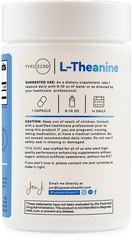 Type Zero L-Theanine (200mg) 200 Capsules – Clean L-Theanine Supplement, Keto