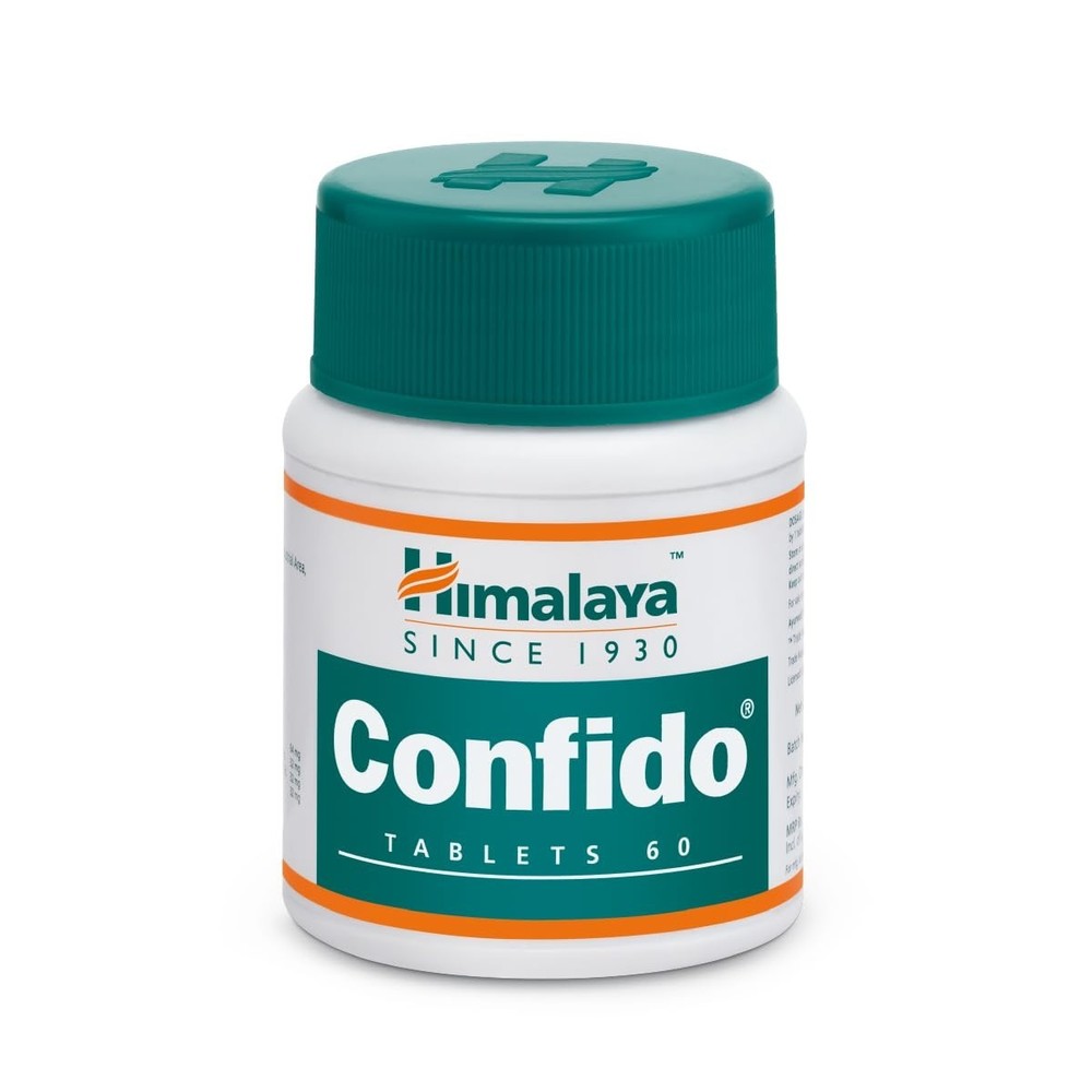 Himalaya Confido Tablets 60 Count Herbal Men’s Wellness Anxiety Support