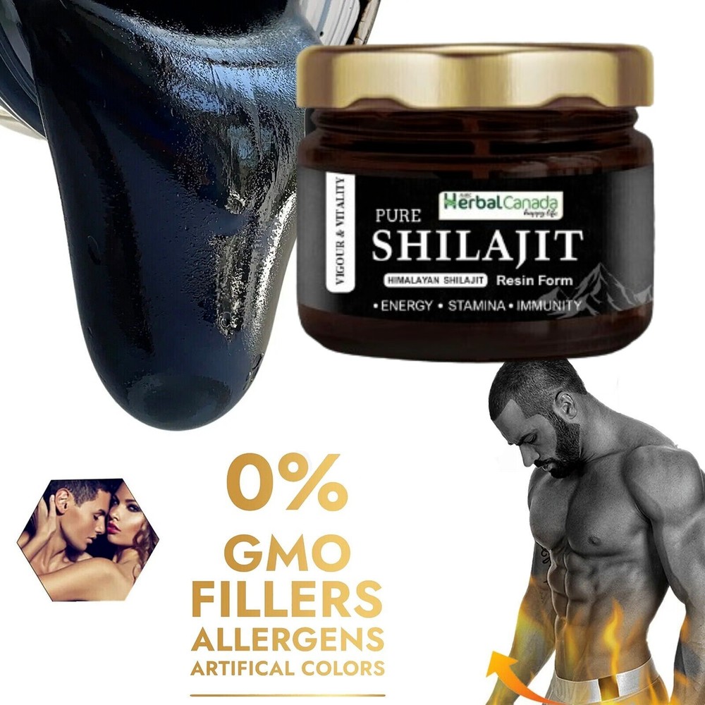 NEW ORGANIC HIMALAYAN Shilajit ,Organic Extremely POTENT 66 SERVINGS- 20 GM