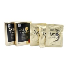 GeumHeuk Korean Panax Black Honey Ginseng Root Sliced 20g X 6 Packs (120g)