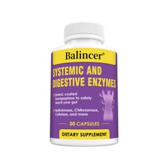 Systemic & Digestive Enzymes Capsules for Healthy Digestive Immune System