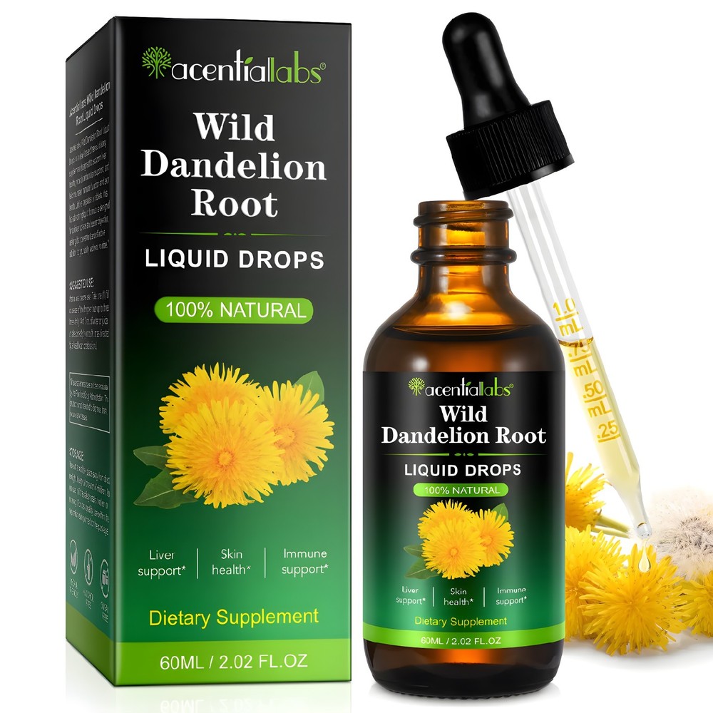Wild Dandelion Root Serum 100% Natural. Promotes Overall Kidney Wellness.