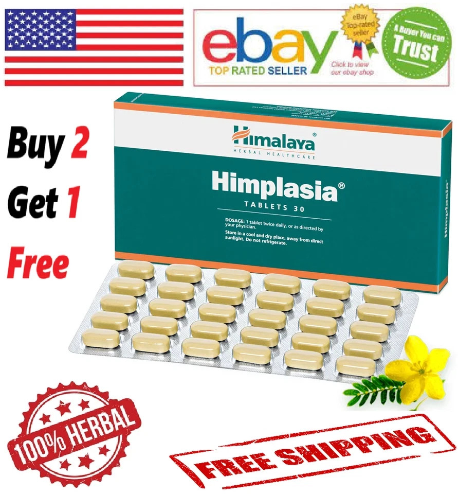HIMPLASIA Himalaya Ayurvedic For Men Health With Free Ship – 30 Tablets
