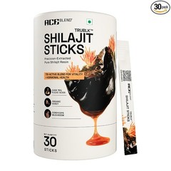 Ace Blend 400mg TRUBLK Shilajit Sticks For Strength & Performance 30 Sticks