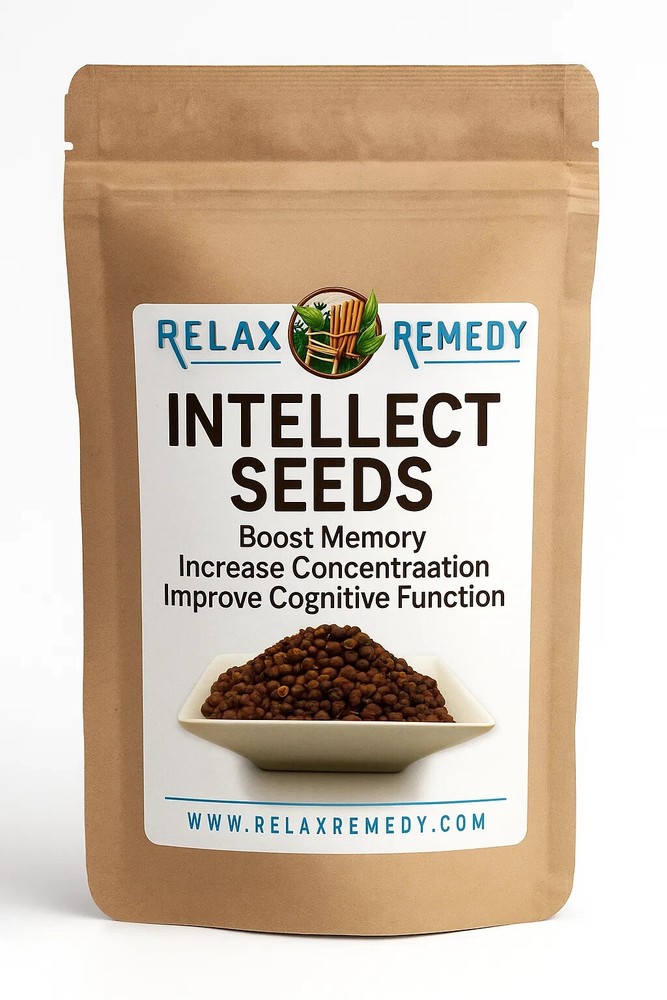Whole Intellect Seeds – 100% Pure, Celastrus Paniculatus, Cognitive Support Herb
