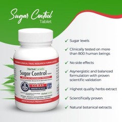 HERBAL CANADA Sugar Control (60 Tablets) Developed By Scientists of CCRAS
