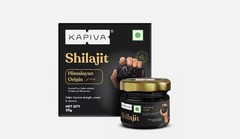 Kapiva Shilajit Resin -20gm Booster for increases strength, Pack of 2