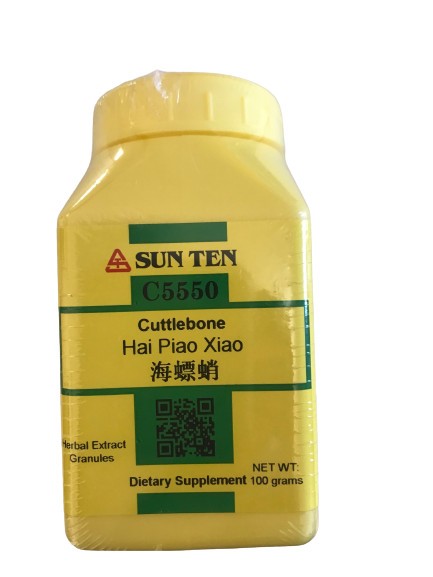 Sun Ten – Cuttle Bone, Granules, Hai Piao Xiao, 100gm / 海螵蛸