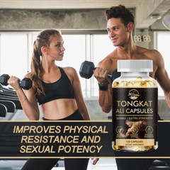 Tongka Ali LONGJACK 3450MG GRADE A STRONGEST ROOT EXTRACT 200:1 Testo Boost