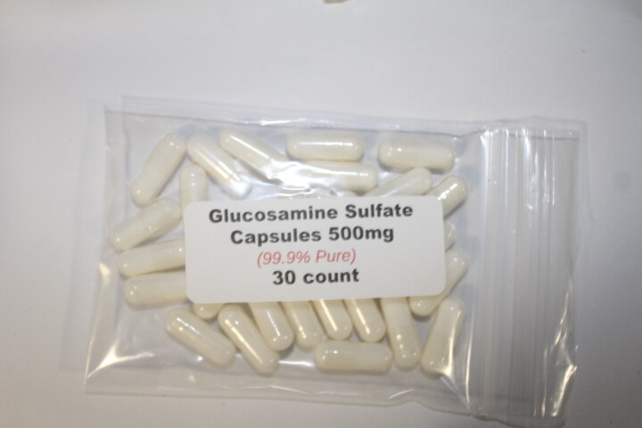 Glucosamine Sulfate Capsules (99.9% Pure) 500 mg – 30 count